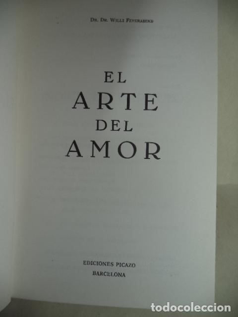 Libros: EL ARTE DEL AMOR - WILLI FEYERABEND - Foto 1