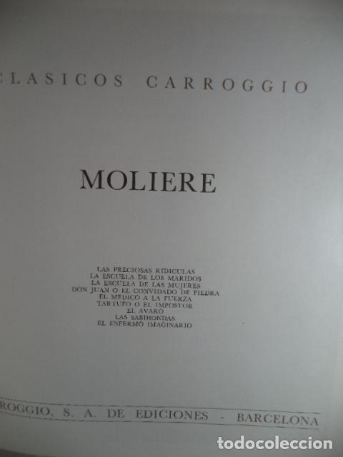 Libros: OBRA ESCOGIDAS - MOLIERE - Foto 1