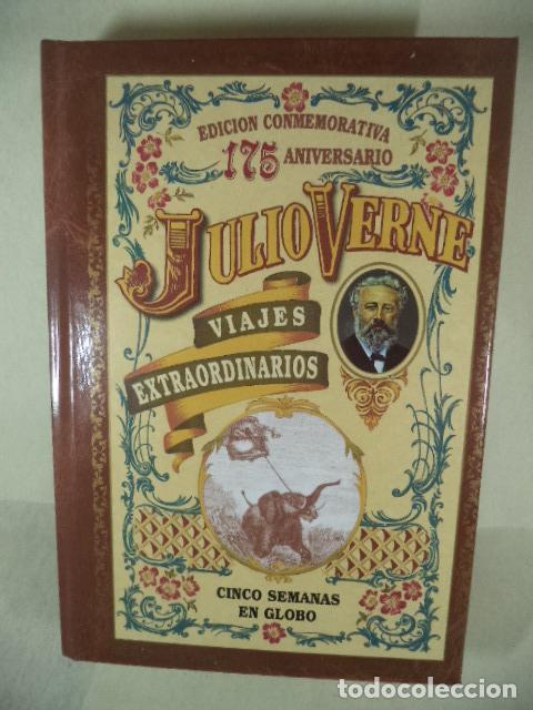 Libros: CINCO SEMANAS EN GLOBO - JULIO VERNE - Foto 1
