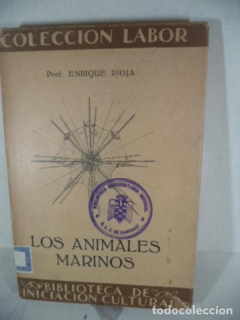 Libros: LOS ANIMALES MARINOS - ENRIQUE RIOJA - Foto 1