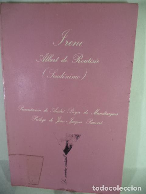 Libros: IRENE - ALBERT DE ROUTISIE - Foto 1