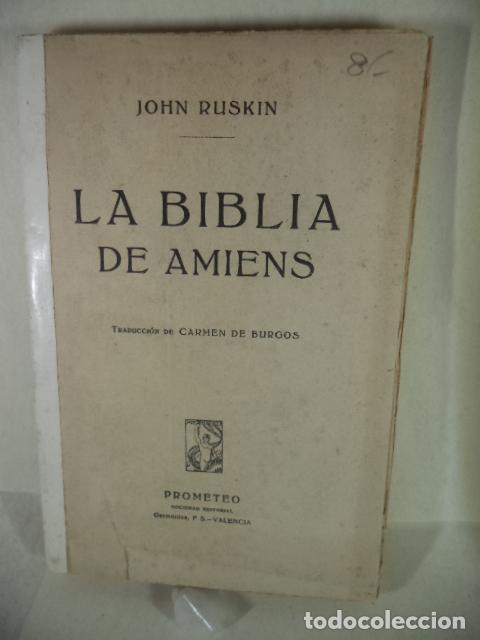 Libros: LA BIBLIA DE AMIENS - JOHN RUSKIN - Foto 1