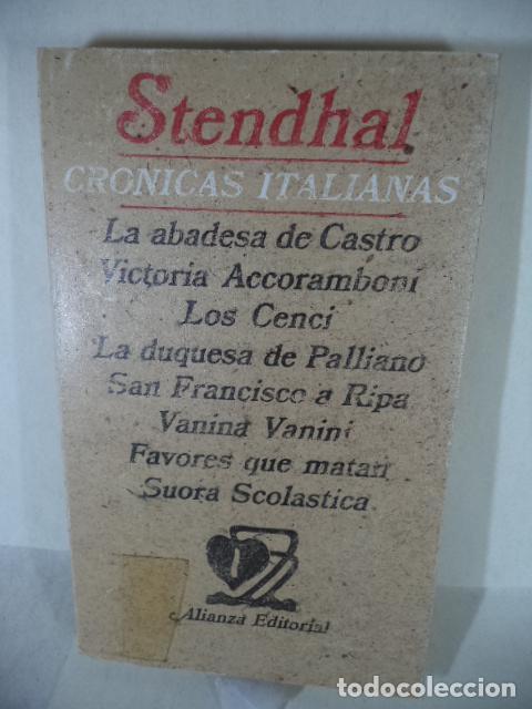 Libros: CRONICAS ITALIANAS - STENDHAL - Foto 1
