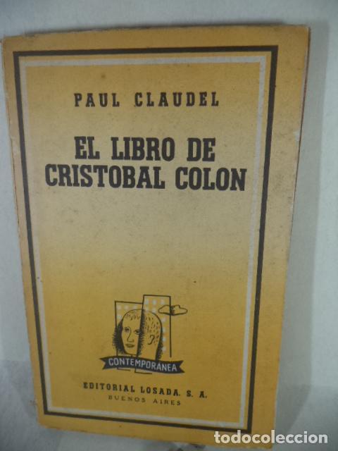 Libros: EL LIBRO DE CRISTOBAL COLON - PAUL CLAUDEL - Foto 1