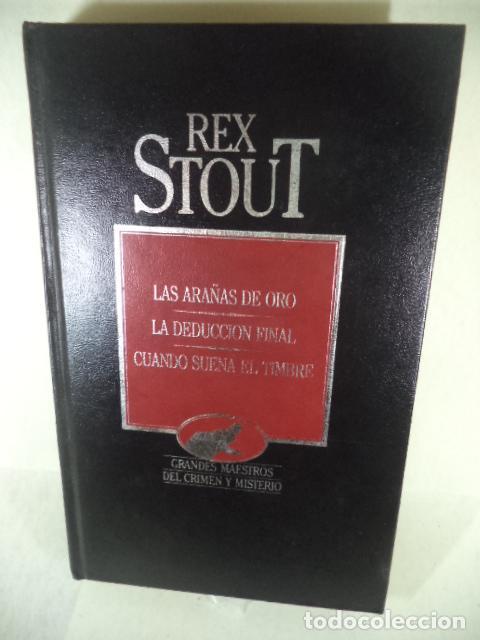 Libros: LAS ARA&Ntilde;AS DE ORO LA DEDUCCION FINAL CUANDO SUENA EL TIMBRE - REX STOUT - Foto 1
