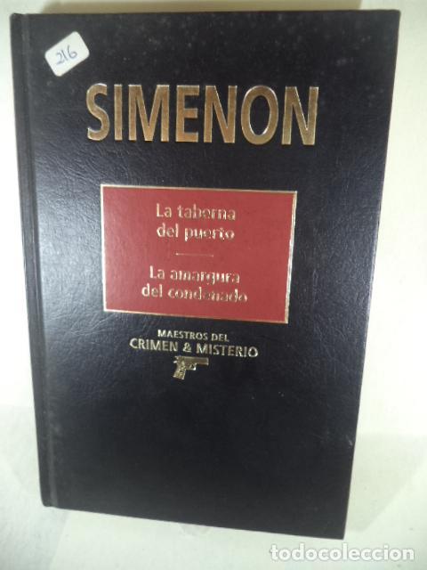 Libros: LA TABERNA DEL PUERTO LA AMARGURA DEL CONDENADO - SIMENON - Foto 1