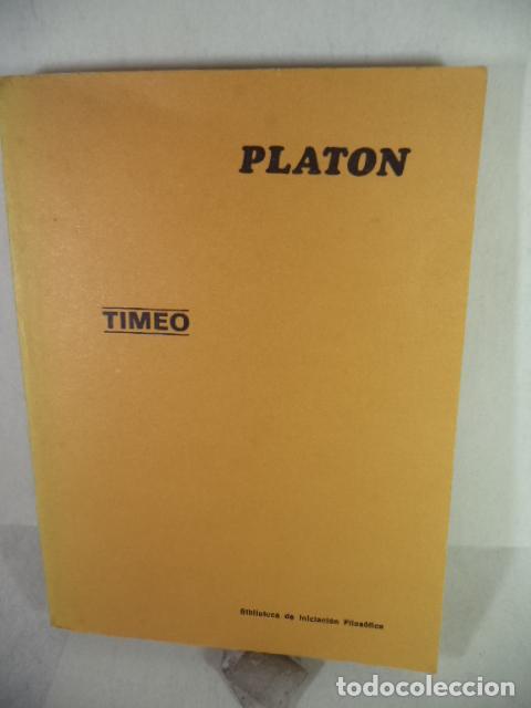 Libros: TIMEO - PLATON - Foto 1