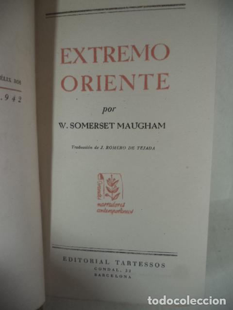 Libros: EXTREMO ORIENTE - WILLIAM SOMERSET MAUGHAM - Foto 1