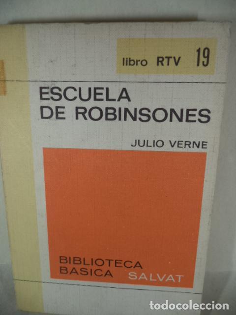 Libros: ESCUELA DE ROBINSON - JULIO VERNE - Foto 1