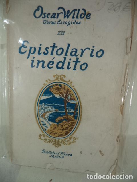 Libros: EPISTOLARIO INEDITO - OSCAR WILDE - Foto 1