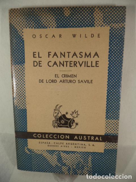 Libros: EL FATASMA DE CANTERVILLE - OSCAR WILDE - Foto 1