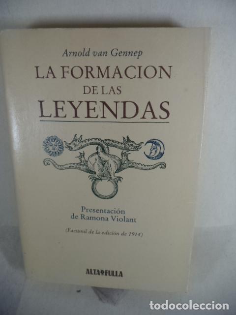 Libros: LA FORMACION DE LAS LEYENDAS - ARNOLD VAN GENNEP - Foto 1