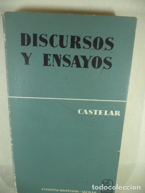 Libros: DISCURSOS Y ENSAYOS - CASTELAR - Foto 1