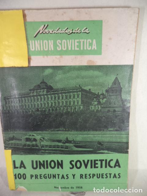 Libros: LA UNION SOVIETICA 100 PREGUNTAS - VARIOS - Foto 1