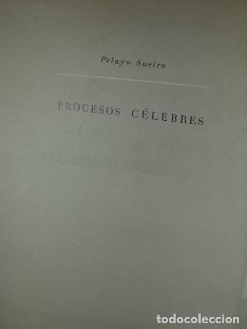 Libros: PROCESOS CELEBRES - PELAYO SUEIRO - Foto 1