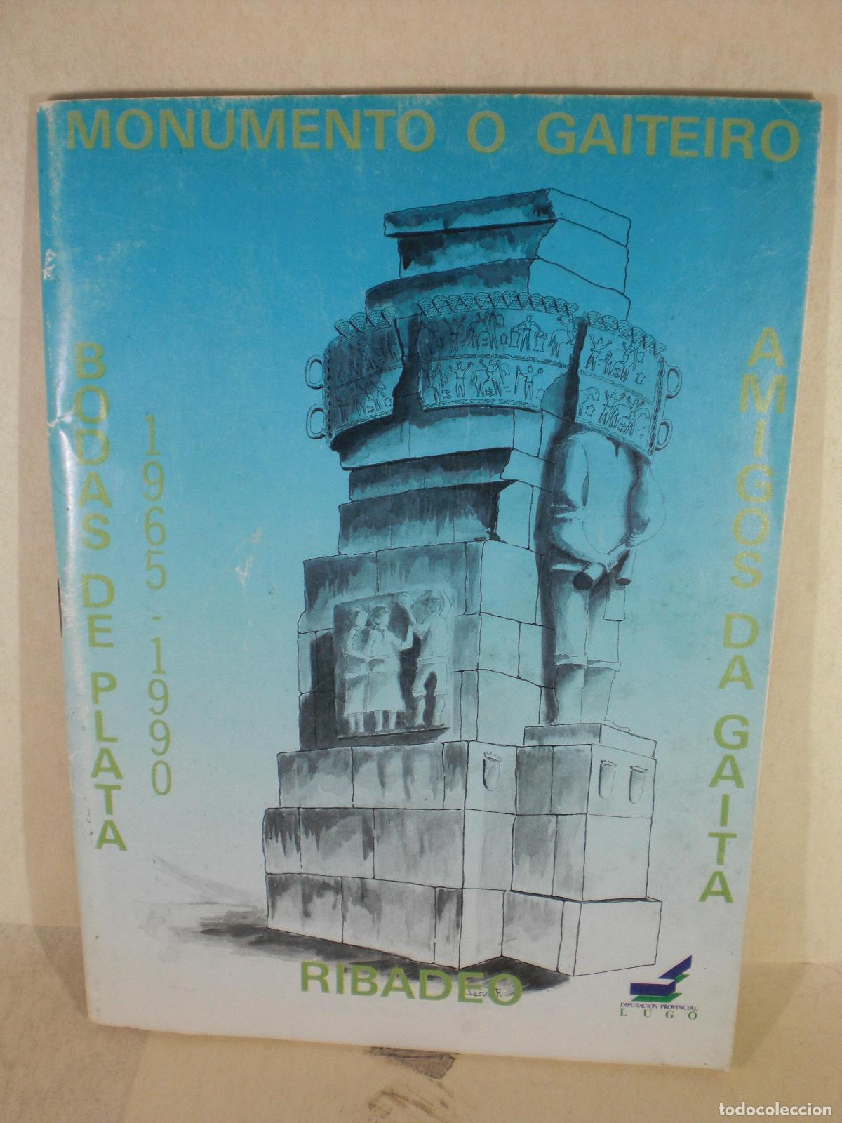Libros: MONUMENTO O GAITEIRO RIBADEO - VARIOS - Foto 1