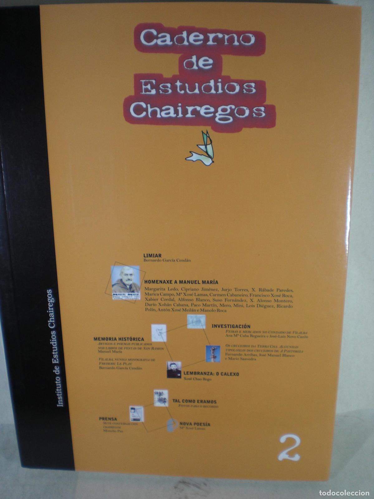 Libros: CADERNO DE ESTUDIOS CHAIREGOS 2 - VARIOS - Foto 1