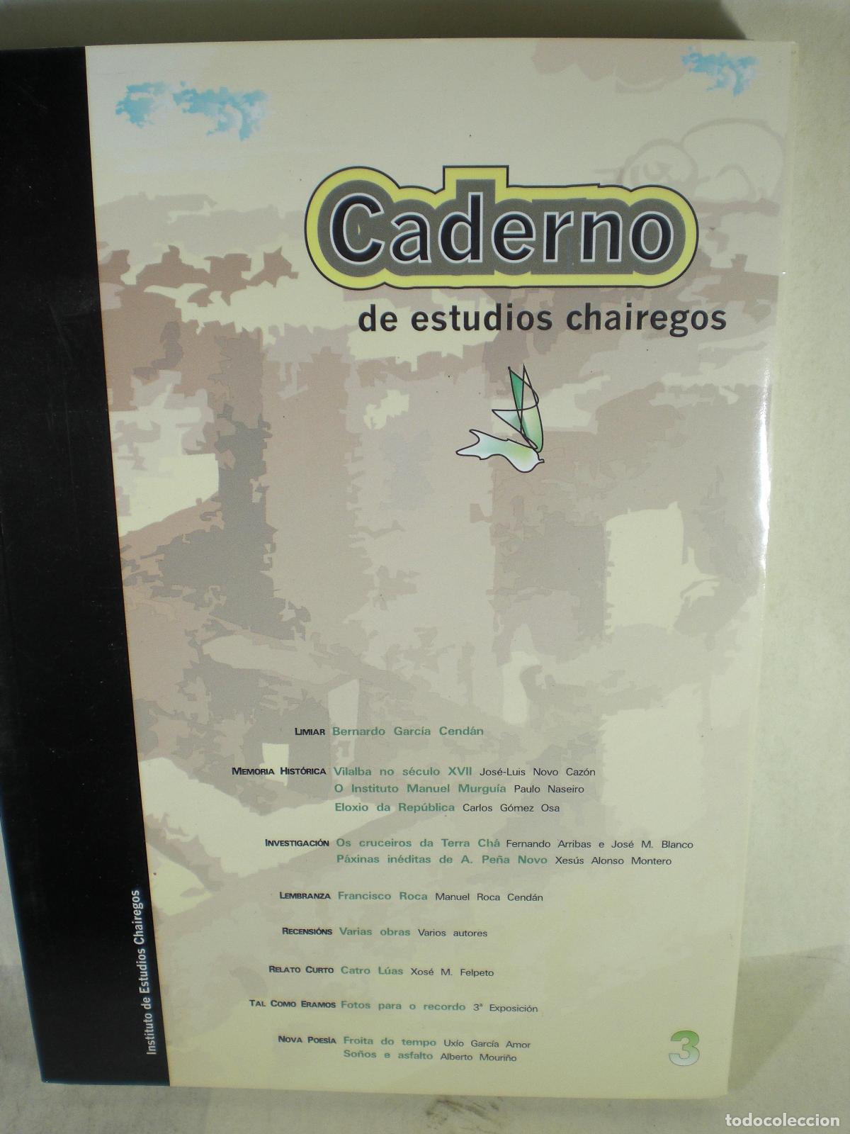 Libros: CADERNO DE ESTUDIOS CHAIREGOS 3 - VARIOS - Foto 1