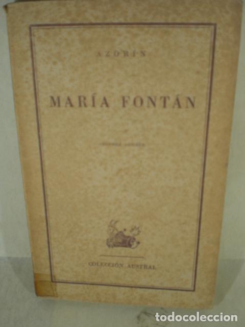 Libros: MARIA FONTAN - AZORIN - Foto 1