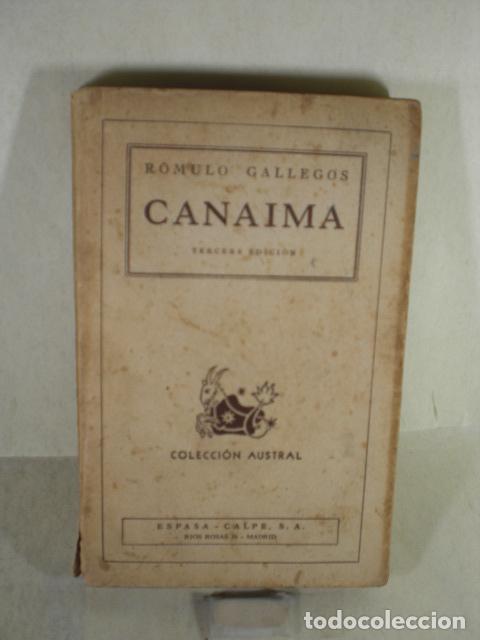 Libros: CANAIMA - ROMULO GALLEGOS - Foto 1