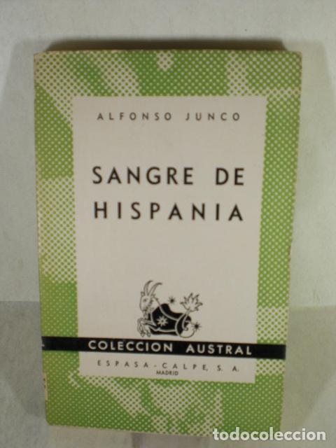 Libros: SANGRE DE HISPANIA - ALFONSO JUNCO - Foto 1
