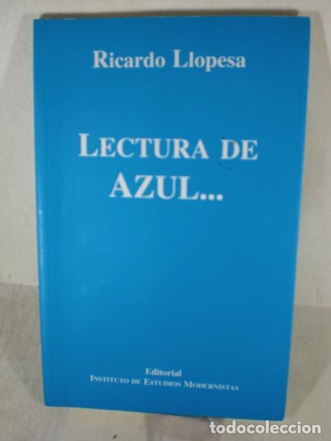 Libros: LECTURA AZUL - RICARDO LLOPESA - Foto 1