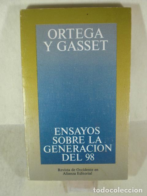 Libros: ENSAYO SOBRE LA GENERACION DEL 98 - ORTEGA Y GASSET - Foto 1