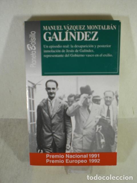 Libros: GALINDEZ - MANUEL VAZQUEZ MONTALBAN - Foto 1