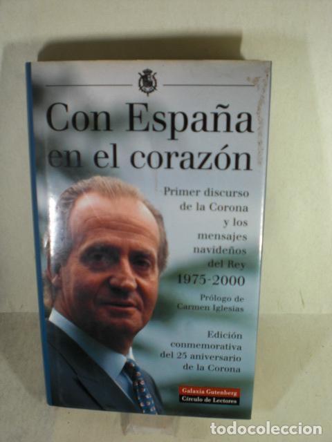 Libros: CON ESPA&Ntilde;A EN EL CORAZON - JUAN CARLOS BORBOM - Foto 1