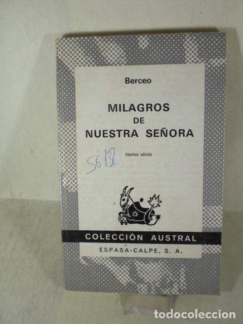 Libros: MILAGROS DE NUESTRA SE&Ntilde;ORA - BERCEO - Foto 1