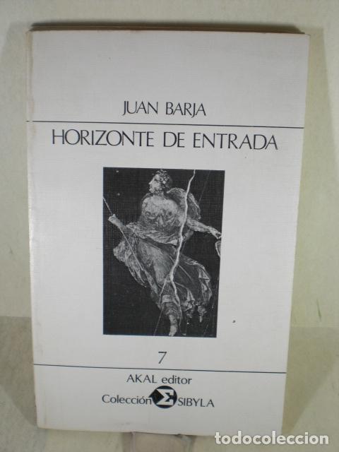 Libros: HORIZONTE DE ENTRADA - JULIO BARJA - Foto 1