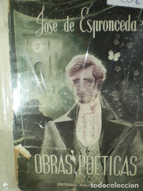 Libros: OBRAS POETICAS - JOSE DE ESPRONCEDA - Foto 1