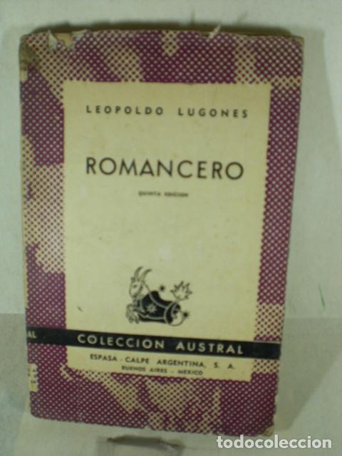 Libros: ROMANCERO - LEOPOLDO LUGONES - Foto 1