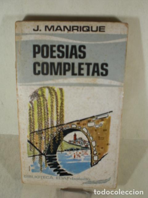 Libros: POESIAS COMPLETAS - JORGE MANRIQUE - Foto 1