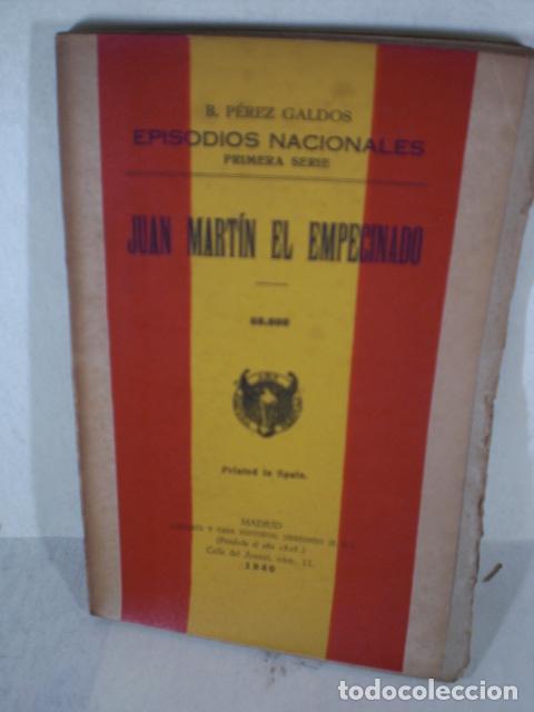 Libros: JUAN MARTIN EL EMPECINADO - BENITO PEREZ GALDOS - Foto 1