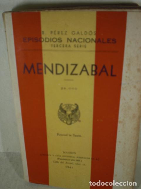Libros: MENDIZABAL - BENITO PEREZ GALDOS - Foto 1