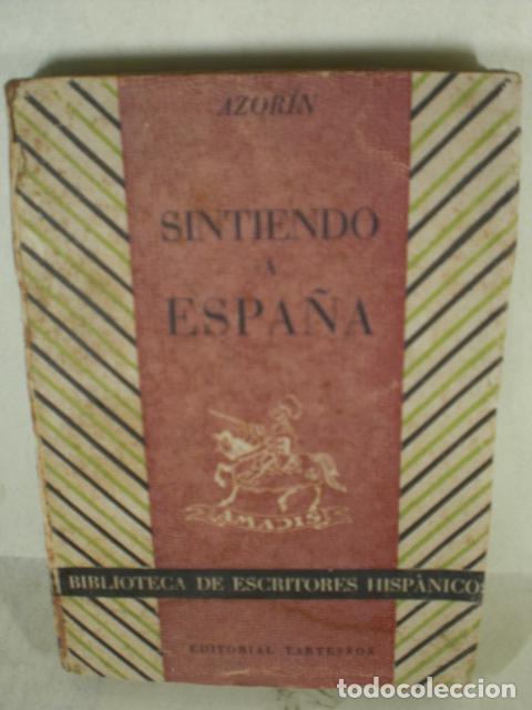 Libros: SINTIENDO A ESPA&Ntilde;A - AZORIN - Foto 1