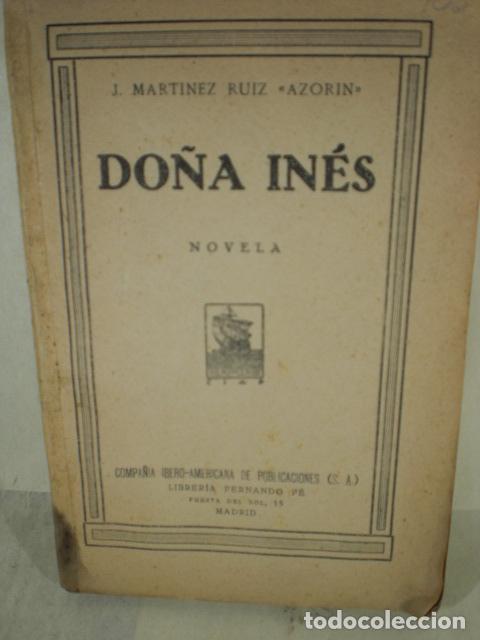 Libros: DO&Ntilde;A INES - AZORIN - Foto 1
