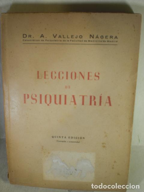 Libros: LECCIONES DE PSIQUIATRIA - ANTONIO VALLEJO-NAGERA - Foto 1