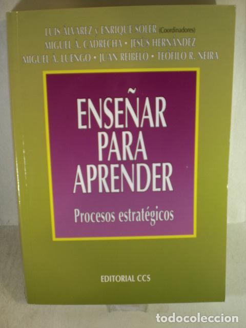 Libros: ENSE&Ntilde;AR PARA APRENDER - LUIS ALVAREZ - ENRIQUE SOLER DIR - Foto 1