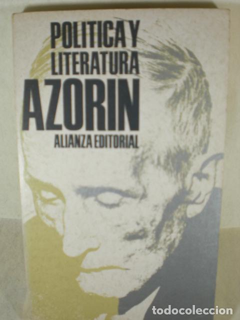 Libros: POLITICA Y LITERATURA - AZORIN - Foto 1