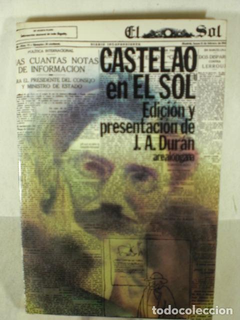 Libros: CASTELAO EN EL SOL - J A DURAN - Foto 1