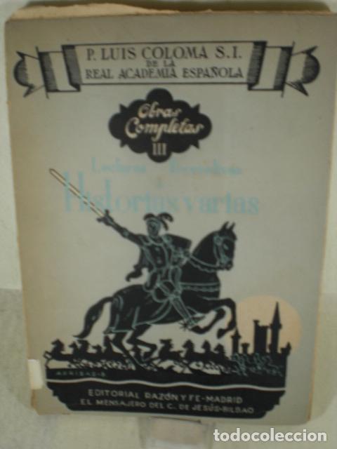 Libros: HISTORIA VARIAS - P LUIS COLOMA - Foto 1