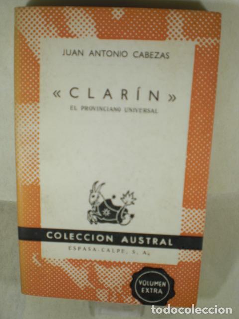 Libros: CLARIN EL PROVICIANO UNIVERSAL - JUAN ANTONIO CABEZAS - Foto 1