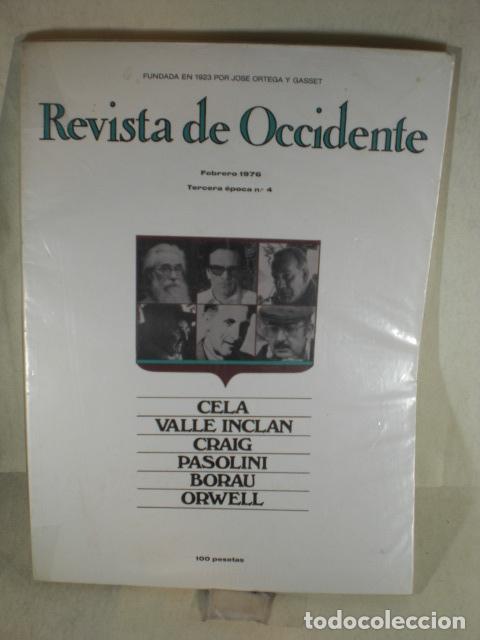 Libros: REVISTA DE OCCIDENTE TERCERA EPOCA 4 - VARIOS - Foto 1
