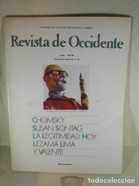 Libros: REVISTA DE OCCIDENTE TERCERA EPOCA 9 - VARIOS - Foto 1