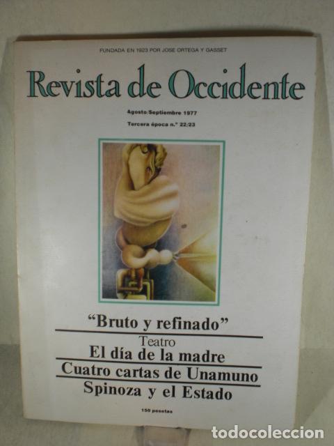 Libros: REVISTA DE OCCIDENTE TERCERA EPOCA 22-23 - VARIOS - Foto 1