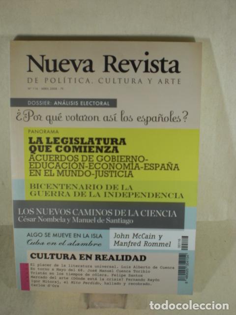 Libros: NUEVA REVISTA N&ordm;116 - VARIOS - Foto 1