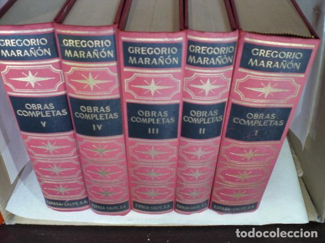 Libros: OBRAS COMPLETAS 5 TOMOS - GREGORIO MARA&Ntilde;ON - Foto 1