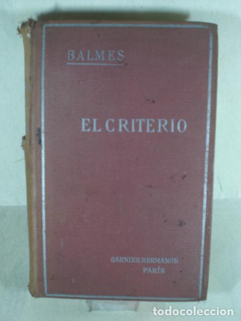 Libros: EL CRITERIO - JAIME BALMES - Foto 1